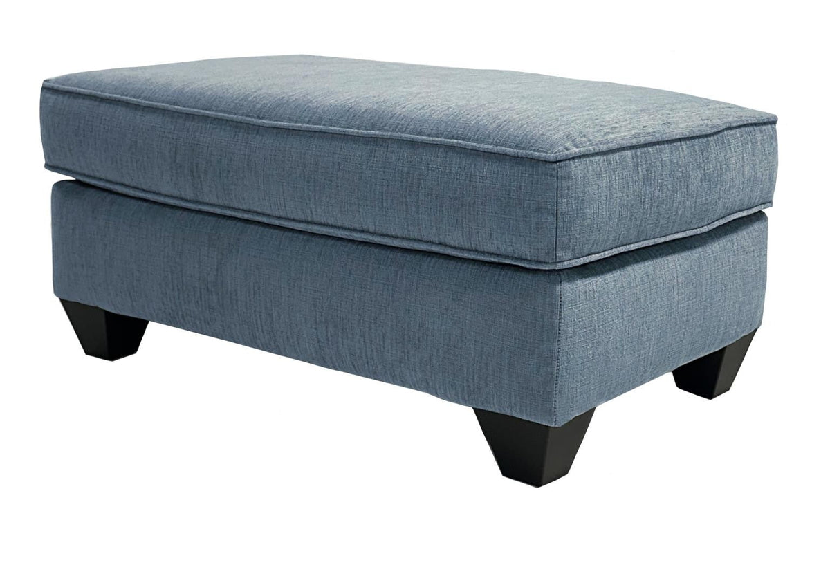 Albany Clearview Blue Ottoman