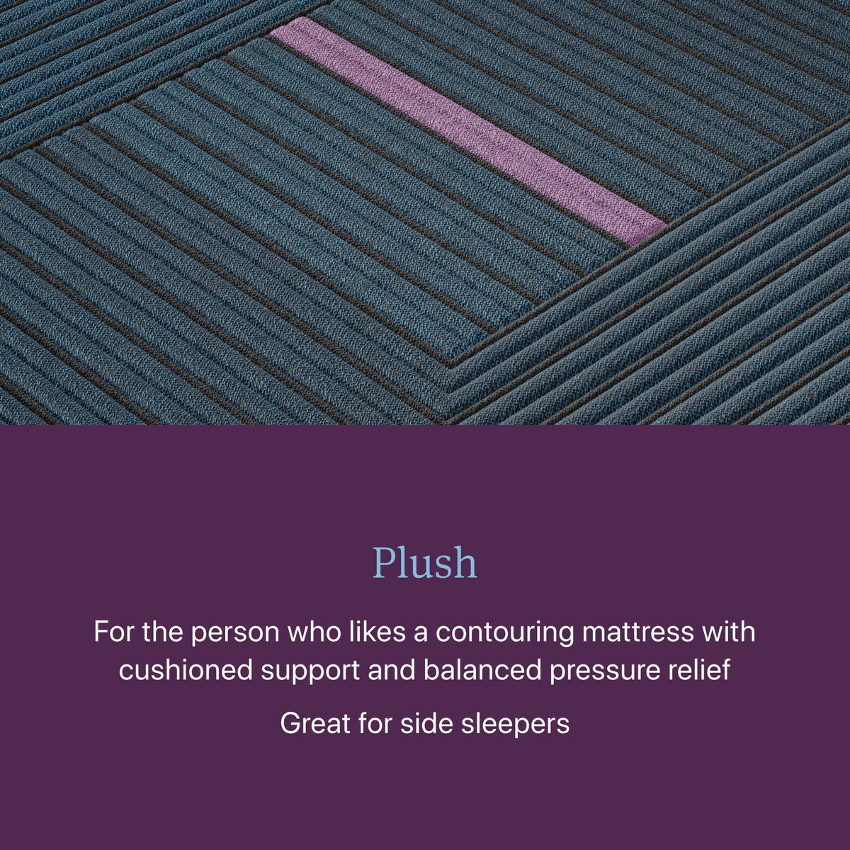 Beautyrest World Class Hybrid Level 3 Plush 13-Inch Queen Mattress — comfort detail