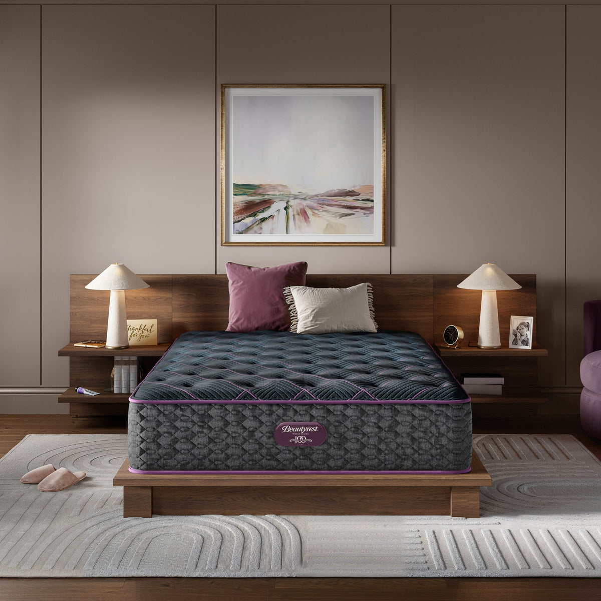 Beautyrest World Class Level 3 Plush Tight Top 14.75-Inch Queen Mattress — product view
