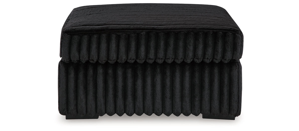 Midnight-Madness Oversized Accent Ottoman