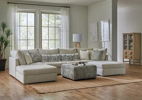 Behold Home 2880 Modular Sectional 6-Piece Set - Ecru — view 3