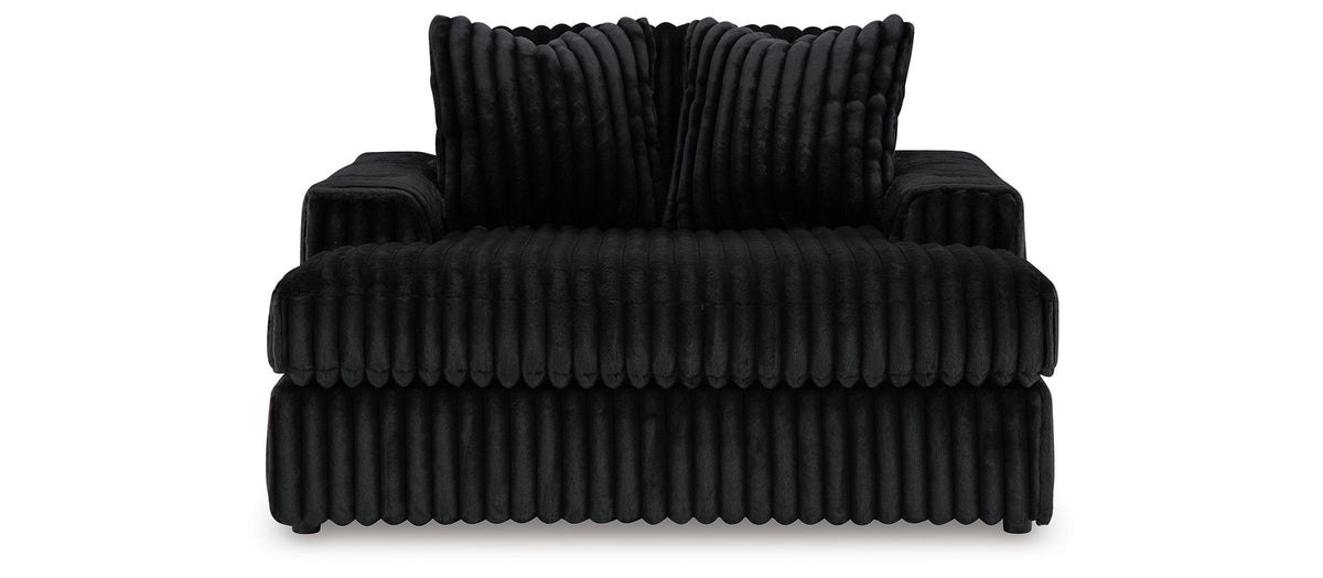 Midnight-Madness Oversized Chaise