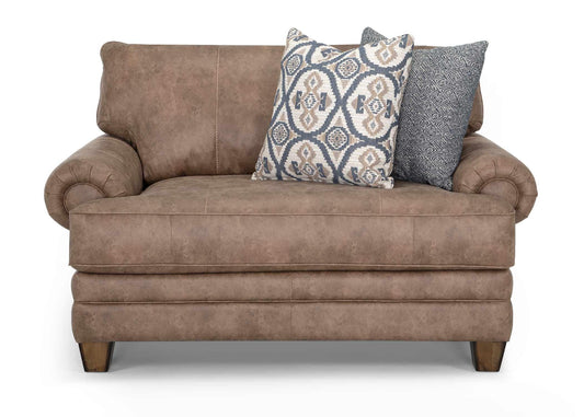 Franklin 957 Transitional Tan Chair and a Half