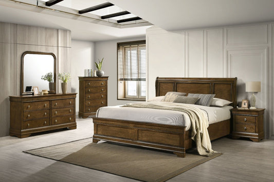 Lifestyle Furniture C0394A Toffee 7-Piece Queen Bedroom Set