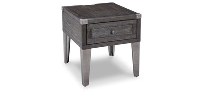 Todoe End Table with USB Ports & Outlets