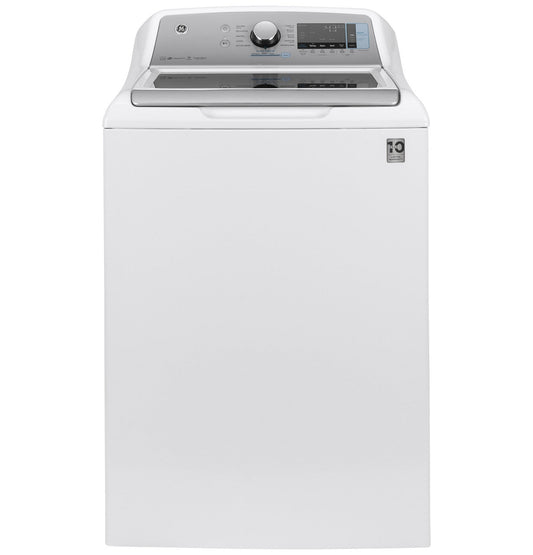 GE GTW845CSNWS white closed-lid exterior