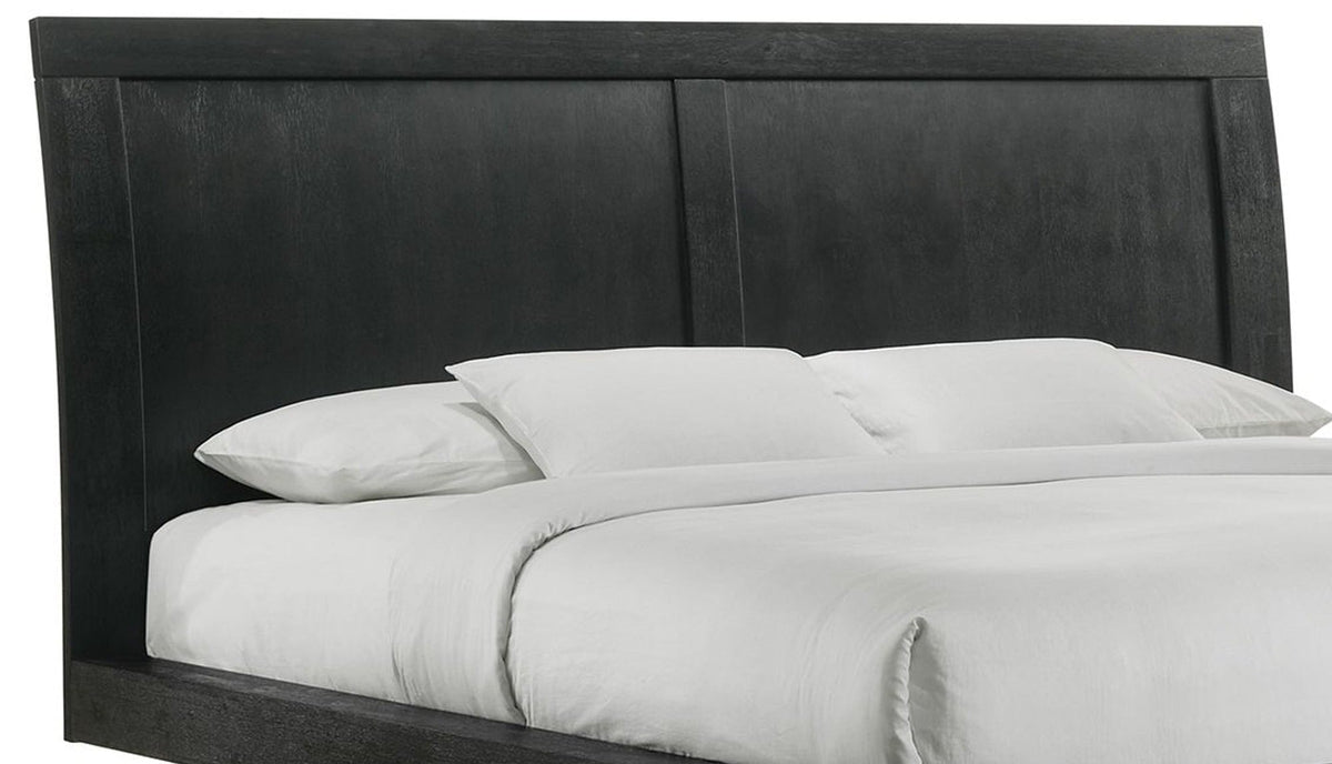 Elements International Allan Black King Bed