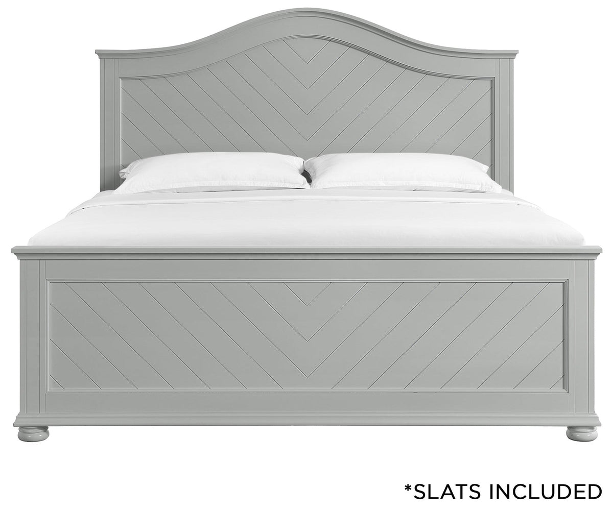 Elements International Kona Grey King Bed
