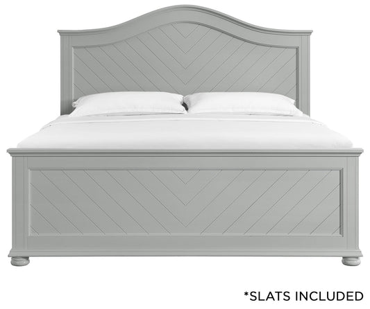 Elements International Kona Grey King Bed