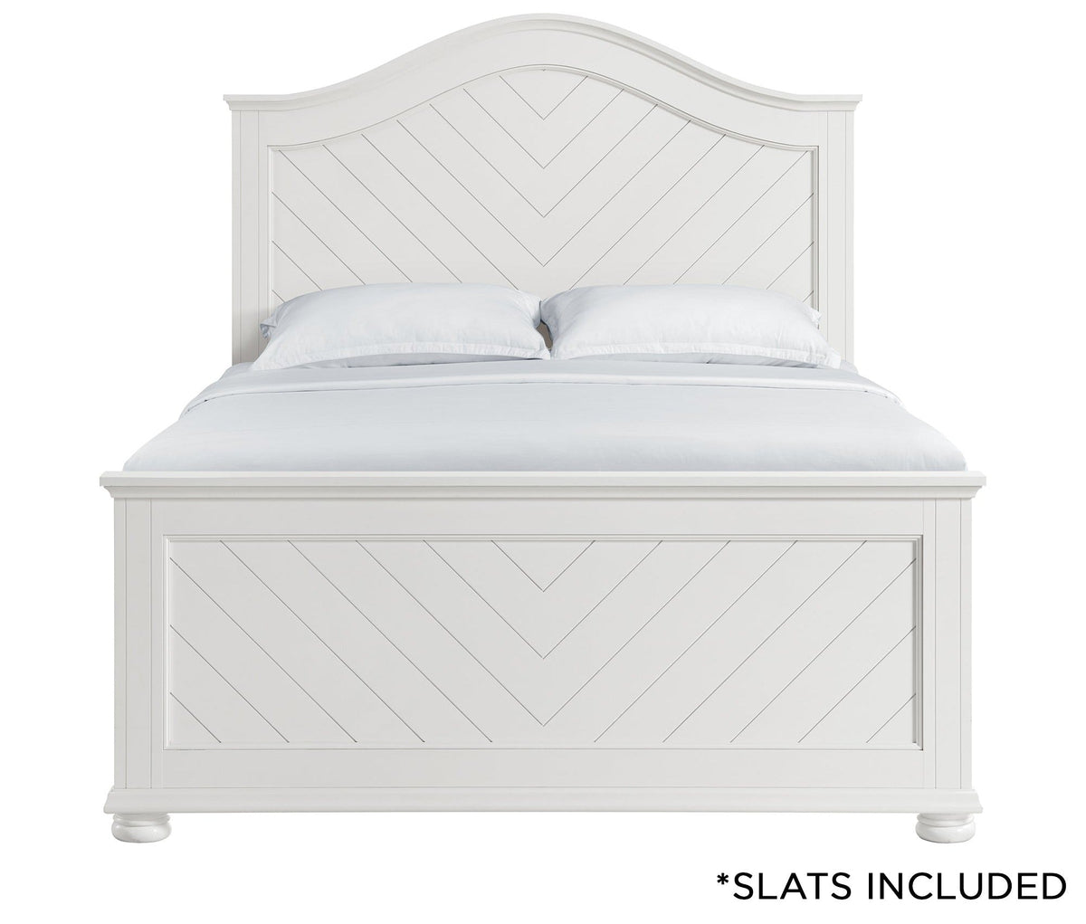 Elements International Kona White Full Bed