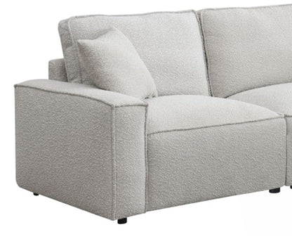 Elements International Normandy Power Reclining Sectional - Culp Bloke Cotton