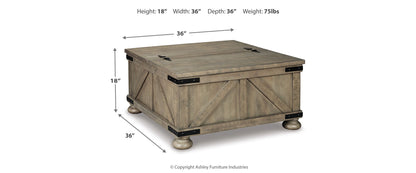 Aldwin Coffee Table With Storage