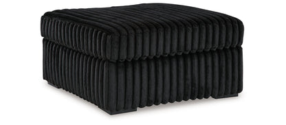 Midnight-Madness Oversized Accent Ottoman