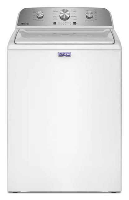 Maytag MTW4205SW white 4.2 cu. ft. top-load washer, front view