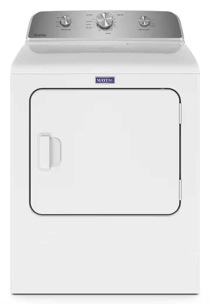 Maytag MED4500MW white electric dryer, front view