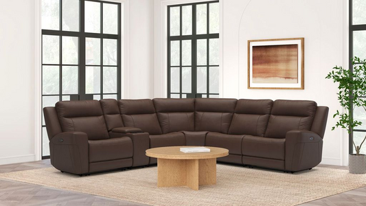 Kuka KMT.6385 6-Piece Power Reclining Sectional